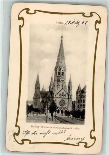Schöneberg 1902 Kaiser-Wilhelm-Gedächtniskirche