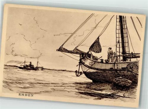 Emden Fischerboot Dampfschiff