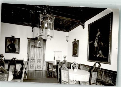 Waldleiningen Salon im Sanatorium Schloss Waldleiningen Foto Original aus Archiv eines Ansichtskartenverlags Ort handschriftlich