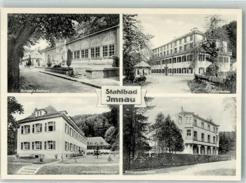 72401 W7452 Bad Imnau Foto AK Sanatorium Badhaus Josephsbau Kindergenesungsheim Fürstenbau