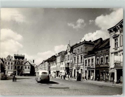 Rawitsch 1970 Omnibus Marktplatz
