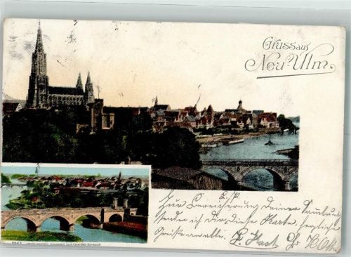 Neu-Ulm 1889 Kirche Dom