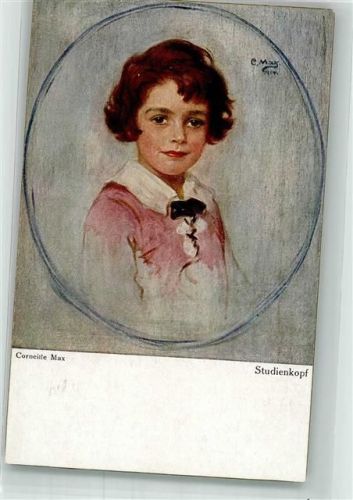 Studienkopf Kind Wohlgemuth u. Lissner No. 3010
