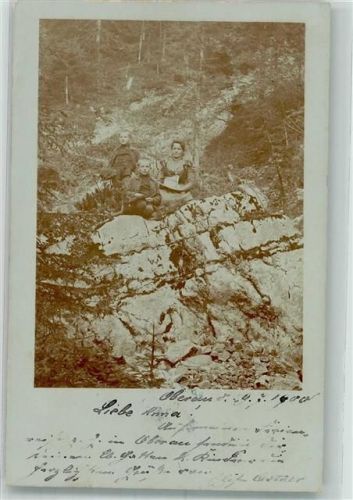 Oberau 1900 Familienfoto