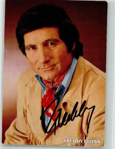 Portrait von Freddy Quinn mit Autogramm Schlagersänger KEINE AK