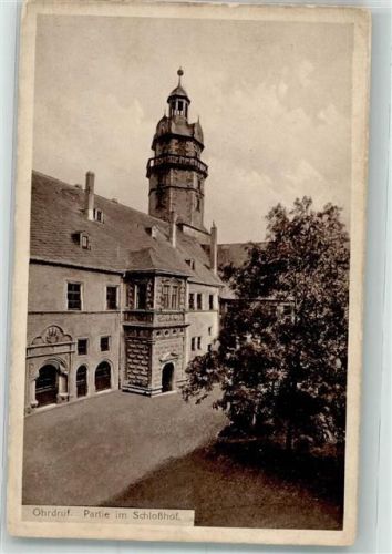Ohrdruf Hof von Schloss Ehrenstein