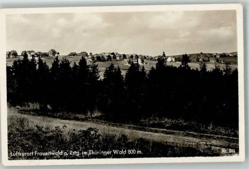 Frauenwald 1939 Rennsteig Bahnpost