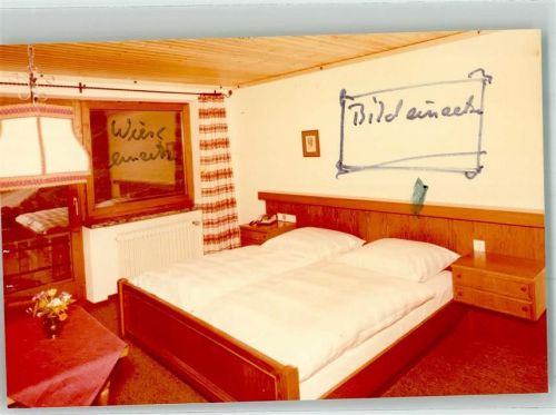 Unterjoch Hotel am Buchl Ort handschriftlich Foto Original aus Archiv eines Ansichtskartenverlags