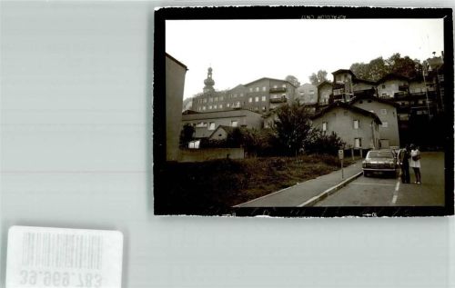 Trostberg Altstadtbebauung mit St. Andreas Kirche Mercedes Foto Original aus Archiv eines Ansichtskartenverlags Ort handschriftlich