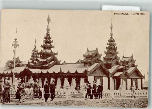 Rangoon 1825 Tempel Burma Ausstellung British Empire Exhibition 1925