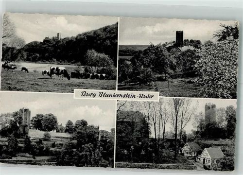 Hattingen 1961 Burg Blankenstein