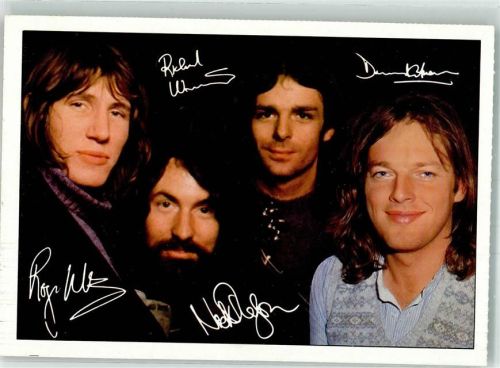 Portrait der Band Pink Floyd BRAVO-Autogrammkarte