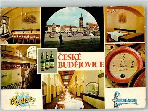 Ceske Budejovice 1975 Brauerei Budweis Marktplatz Auto