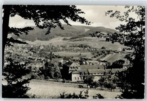 Lengenfeld unterm Stein Blick vom Schloßberg auf FGDB-Erholungsheim Bischofstein