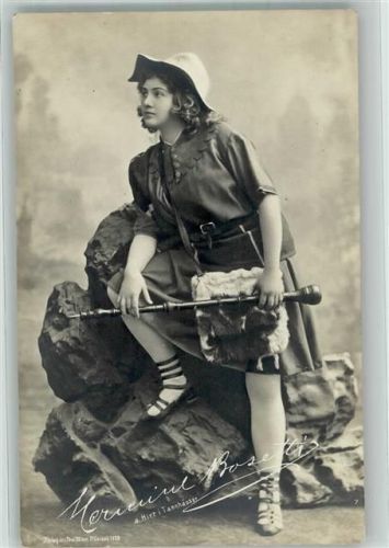 Hermine Bosetti Hirte i. Tannhäuser Faksimile