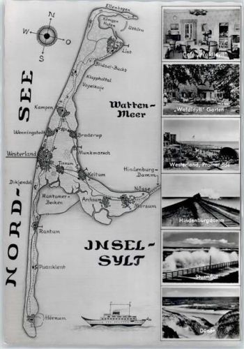 Sylt-Ost Touren-Karte, Cafe Waldidyll