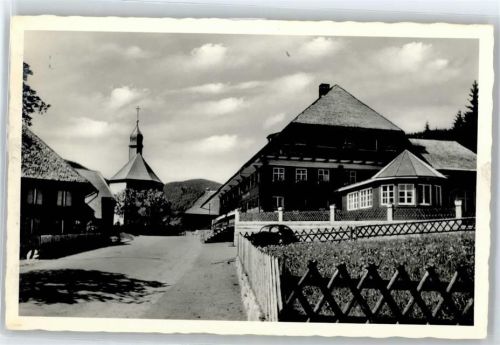 Menzenschwand Kirche, Ortsansicht, Gasthaus Hirschen