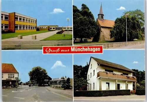 31547 W3076 Münchehagen - Schule , Hauptstrasse