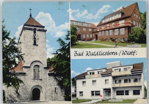 Bad Waldliesborn Kirche, Haus Carola, Haus Ullrich