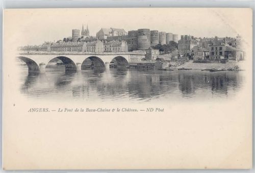 Angers Pont de la Basse-Cahine, Chateau