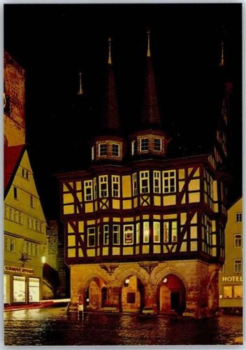 Alsfeld Rathaus bei Nacht