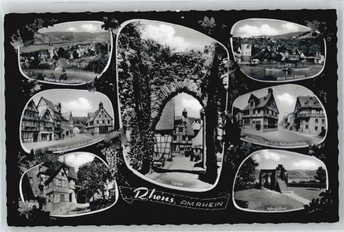 Rhens Marksburg, Marktstraße, Rathaus, Malerwinkel, Königstuhl, Viehtor