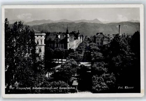 Klagenfurt Bahnhofstraße, Karawanken
