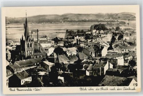 Bad Freienwalde Blick nach dem Oderbruch
