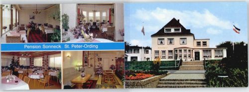 Sankt Peter-Ording Pension Sonneck, Klapp-Karte