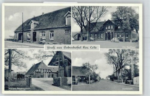 Hohenbostel Geschäftshaus Siebels, Am Gasthaus, Niedersächsisches Bauerngehöft, Dorfstraße