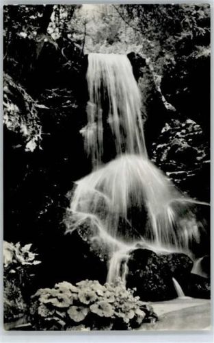 Lichtenhain Foto-Karte Wasserfall AKU1