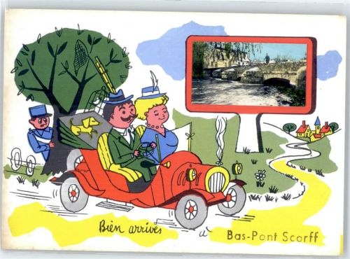Pont-Scorff Leporello, Auto, Brücke