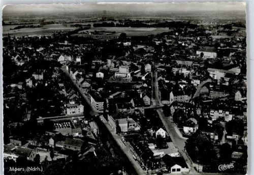 Moers Fliegeraufnahme, Ortsansicht