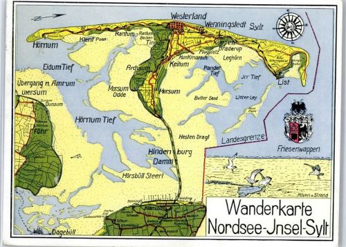 Sylt-Ost Wanderkarte