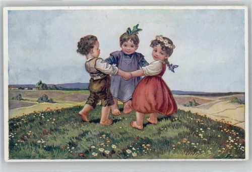 Untersberger, A. , Kinder im Reigen