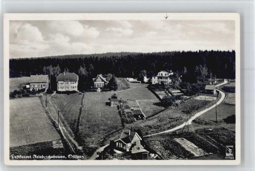 Friedrichsbrunn Fliegeraufnahme, Ortsansicht