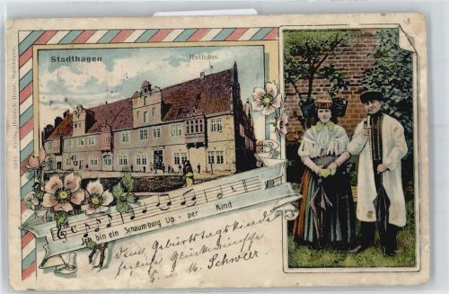 Stadthagen Rathaus, Trachten