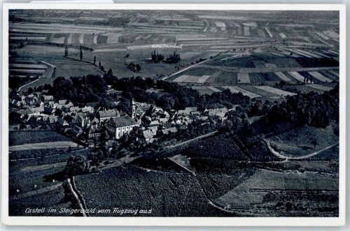 Castell Fliegeraufnahme