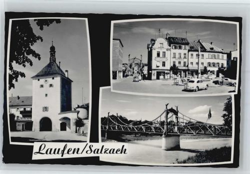 Laufen Stadttor, Ortsansicht, Brücke