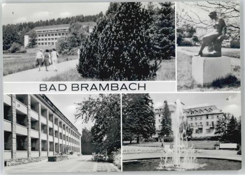Bad Brambach Julius-Fucik-Haus, Nixe im Kurpark, Joliot-Curie-Haus