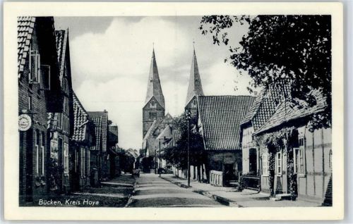 Bücken Straßenansicht, Kirche