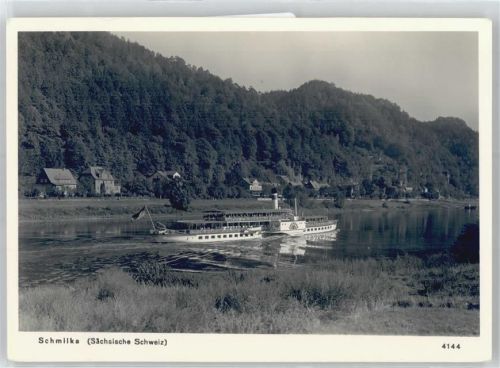 01814 O8320 Schmilka - Schiff