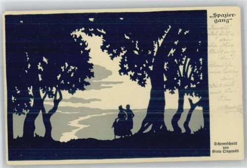 Olzewski, Grete , Spaziergang