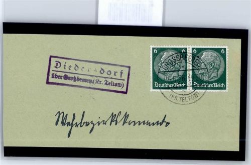 Diedersdorf Landpoststempel