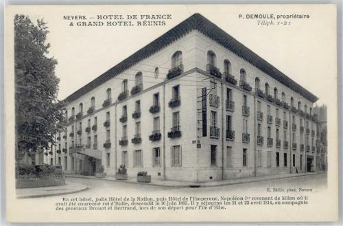 Nevers Hotel de France, Grand Hotel Reunis