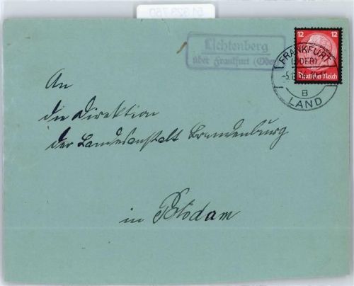 Frankfurt Landpoststempel Lichtenberg