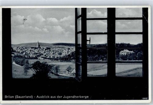Brilon Ausblick aus der Jugendherberge
