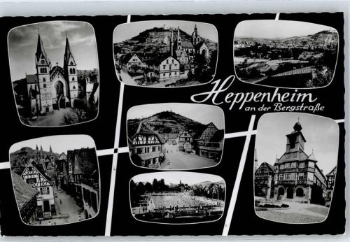 Heppenheim Kirche Schwimmbad Rathaus AKU1