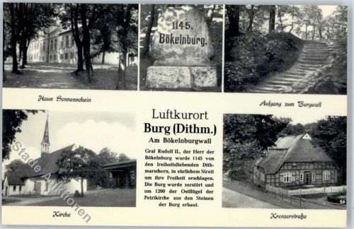 Burg Haus Sonnenschein Kirche Krenzerstraße Bökelnburg