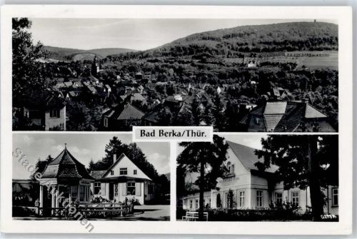 Bad Berka Volksbad, Gaststätte, Kirchturm